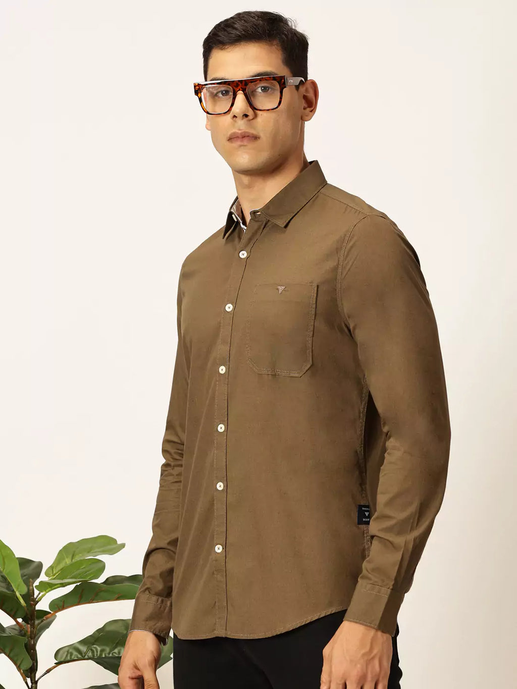 Thomas Scott Men Premium Opaque Casual Shirt