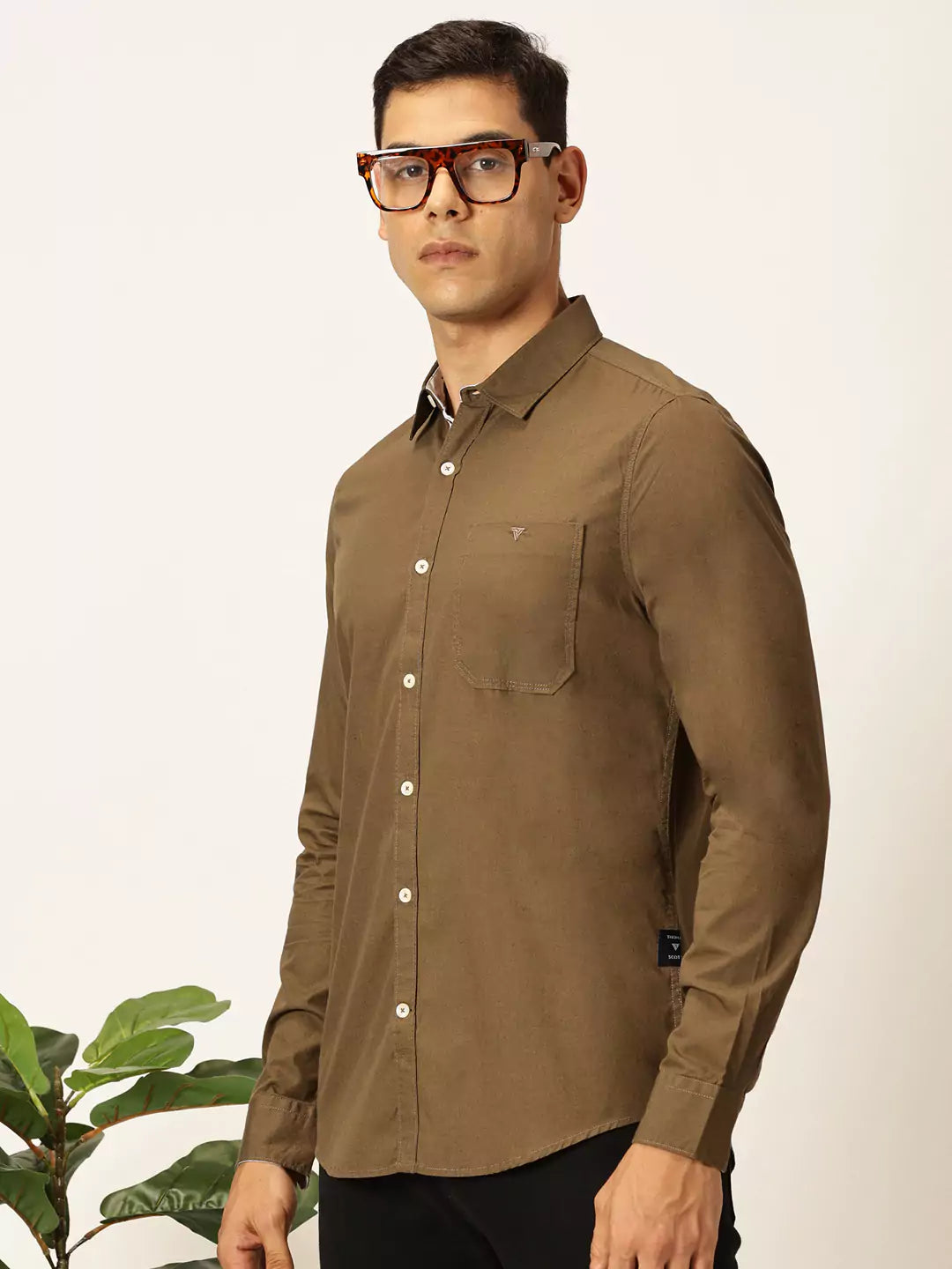 Thomas Scott Men Premium Opaque Casual Shirt