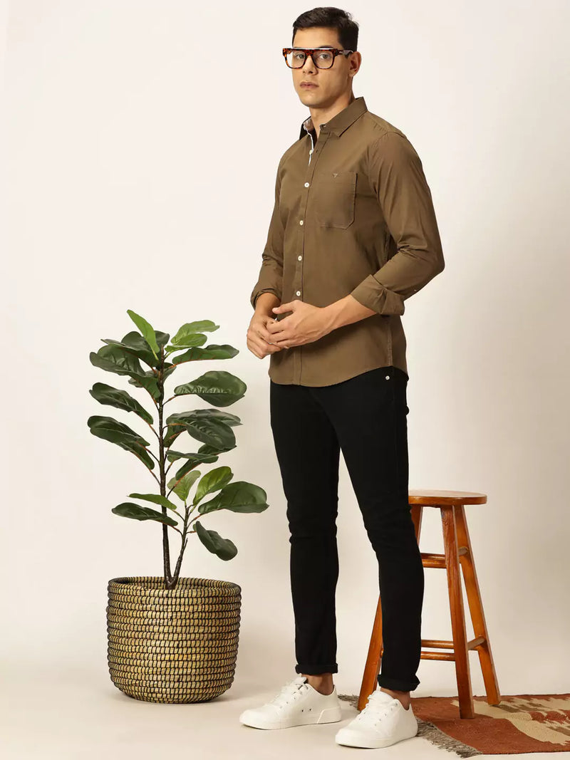 Thomas Scott Men Premium Opaque Casual Shirt