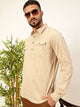 Premium Solid Spread Collar Casual Shirt For Men