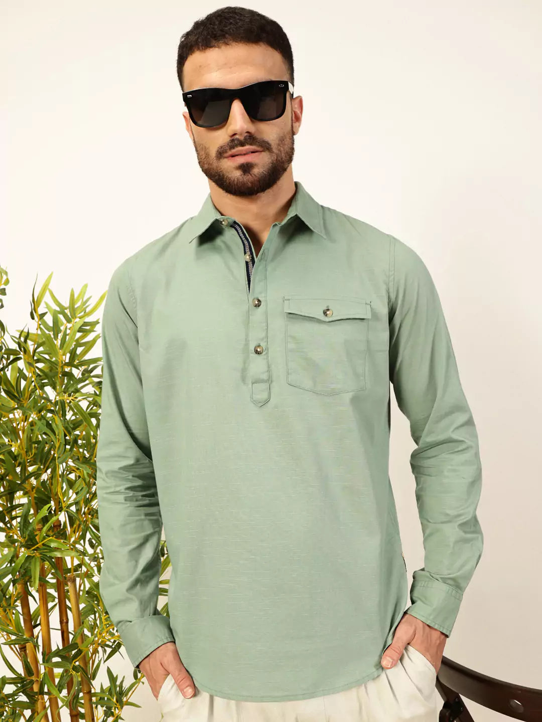 Thomas Scott Men Premium Opaque Casual Shirt