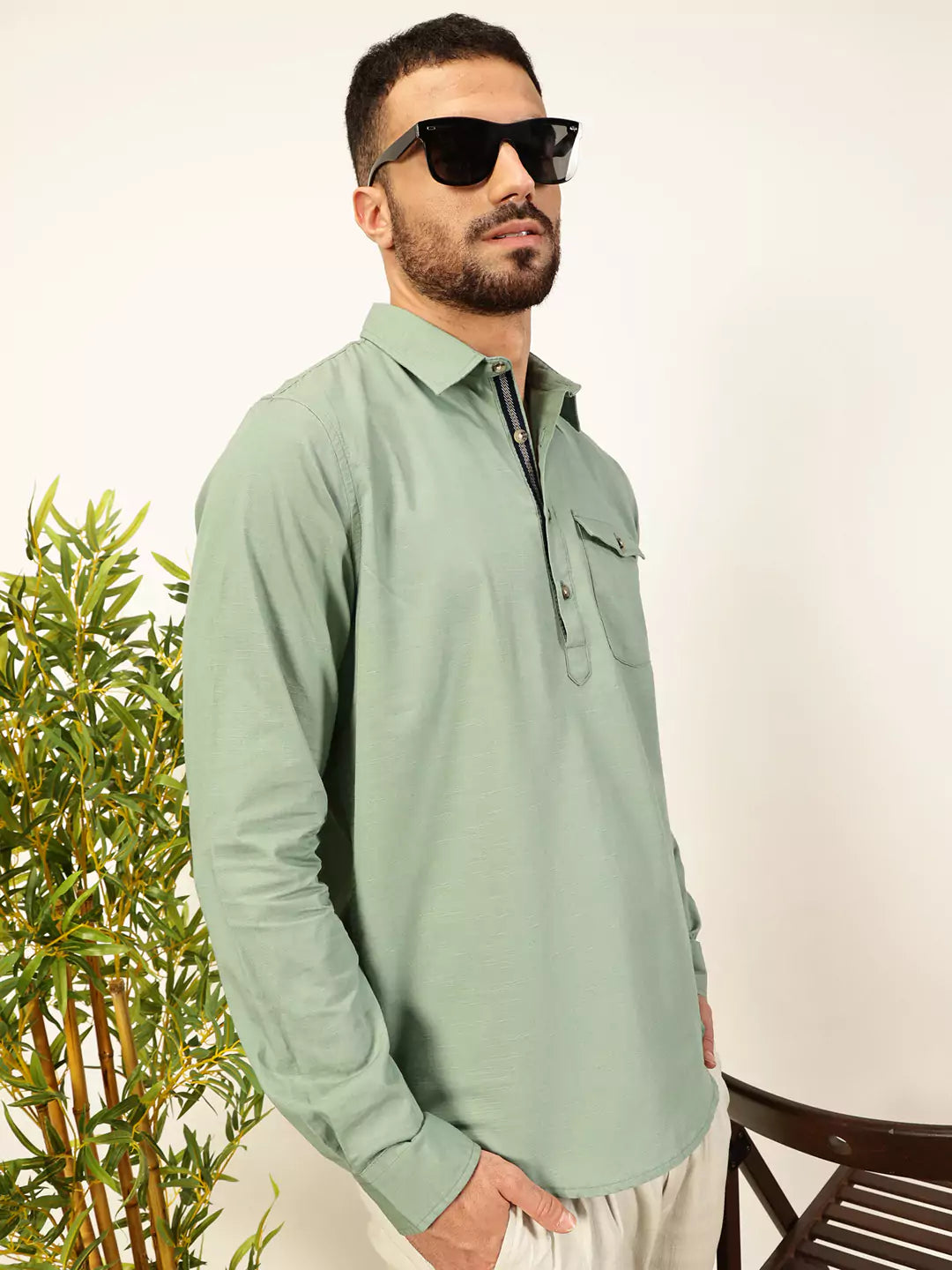 Thomas Scott Men Premium Opaque Casual Shirt