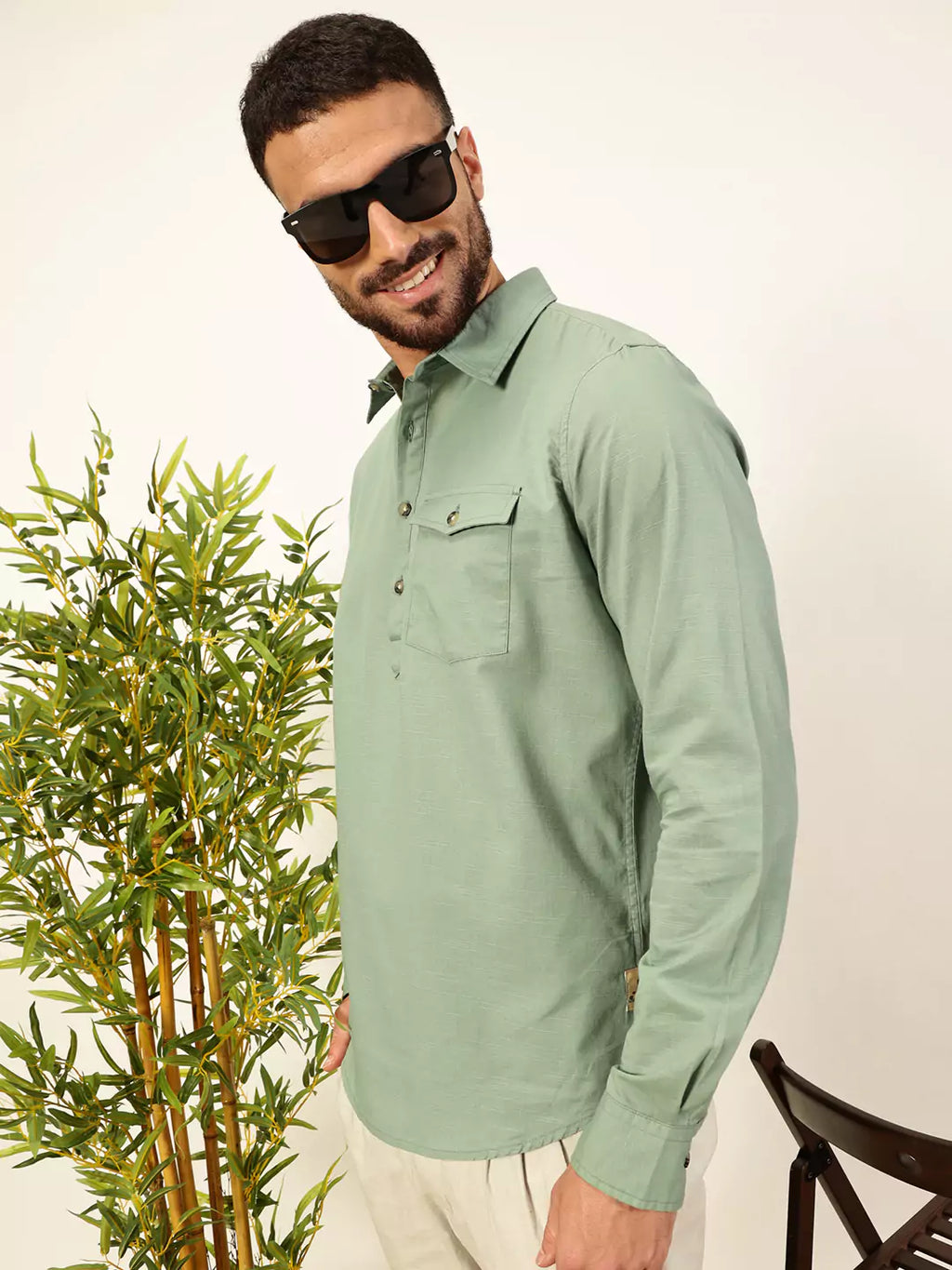 Thomas Scott Men Premium Opaque Casual Shirt