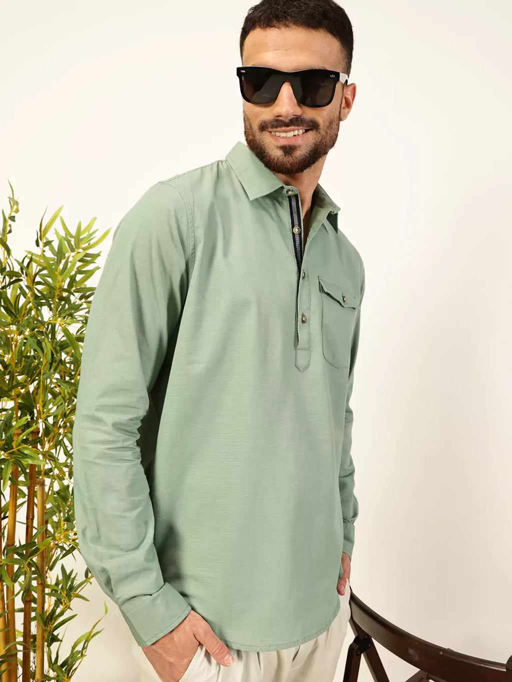 Thomas Scott Men Premium Opaque Casual Shirt