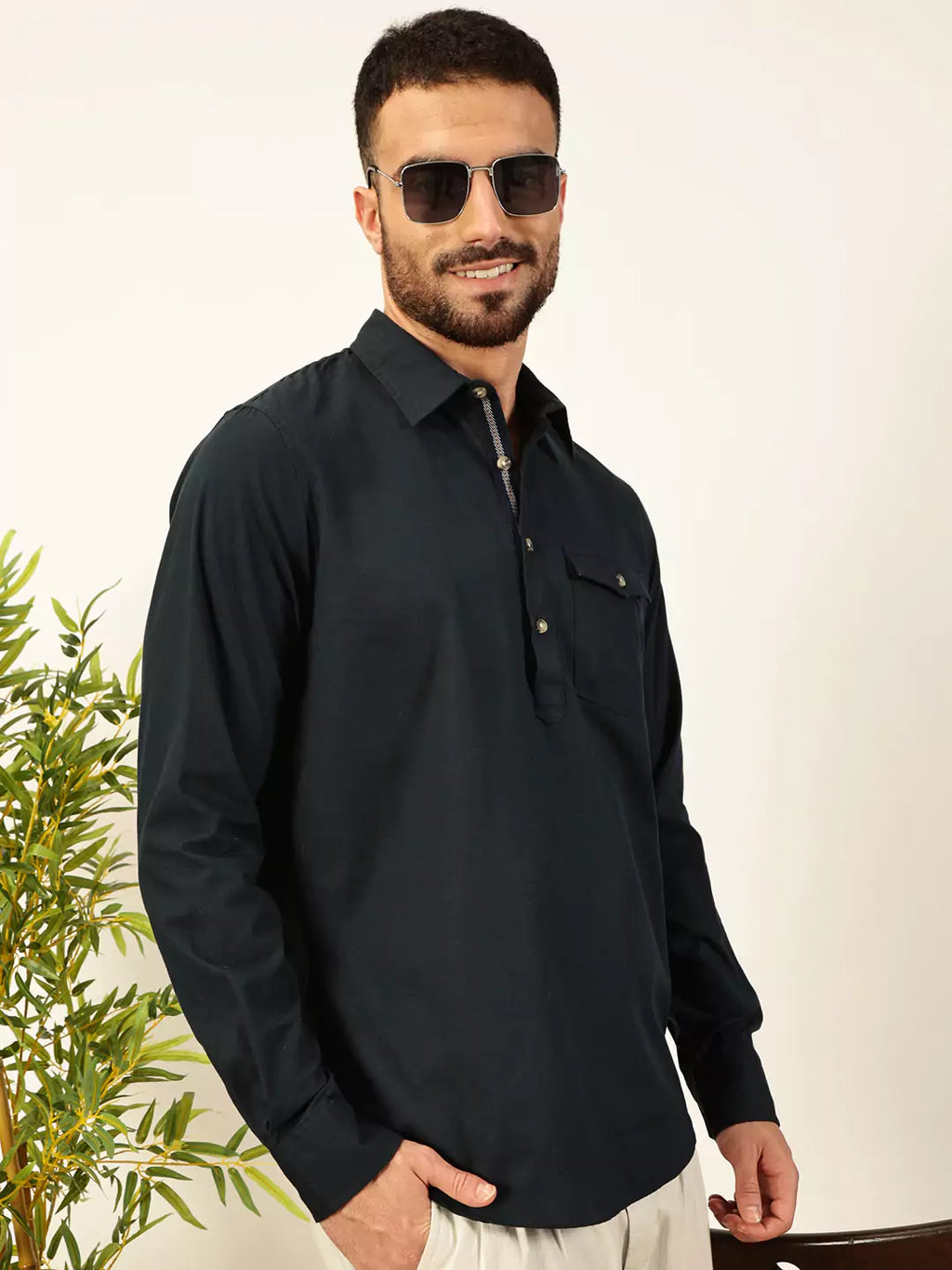 Thomas Scott Men Premium Opaque Casual Shirt