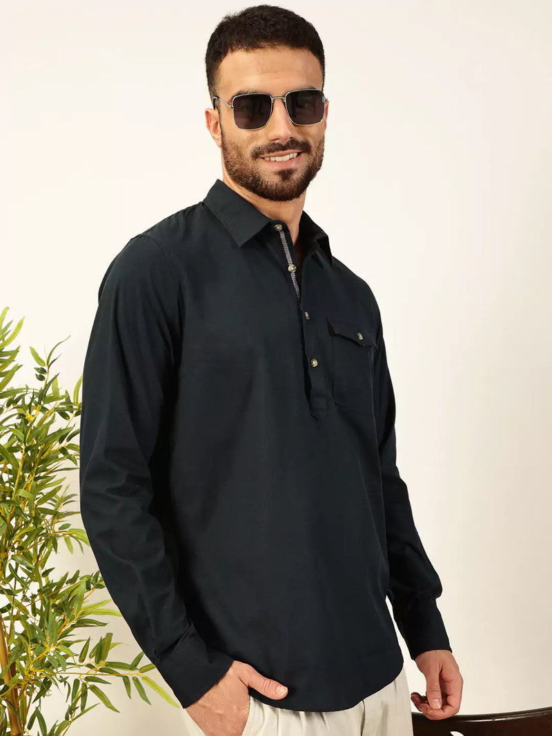 Thomas Scott Men Premium Opaque Casual Shirt