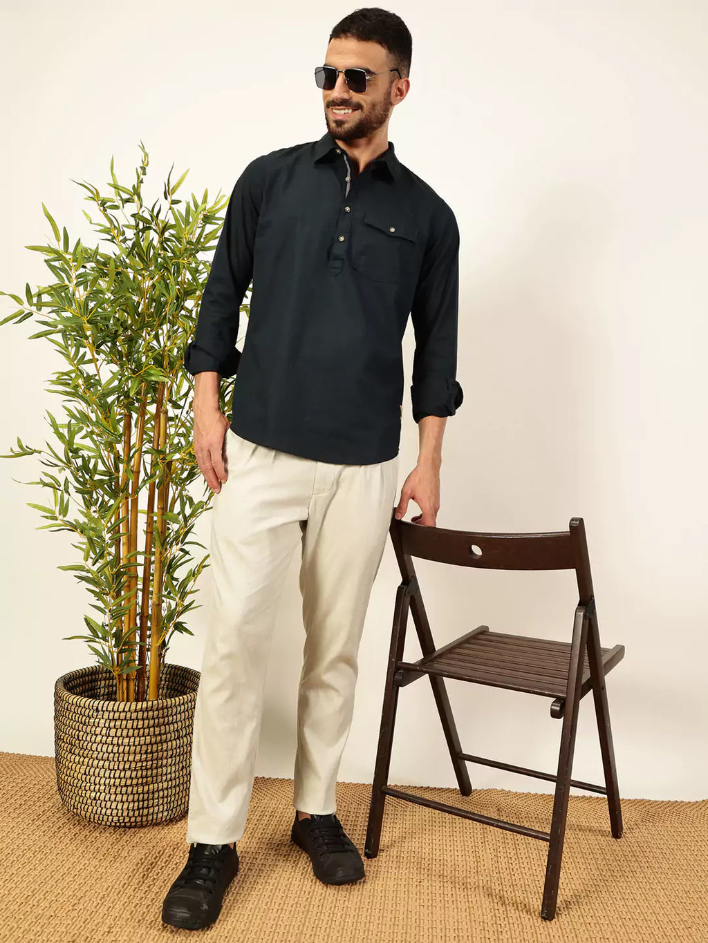 Thomas Scott Men Premium Opaque Casual Shirt