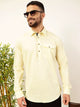 Premium Solid Spread Collar Casual Shirt For Men