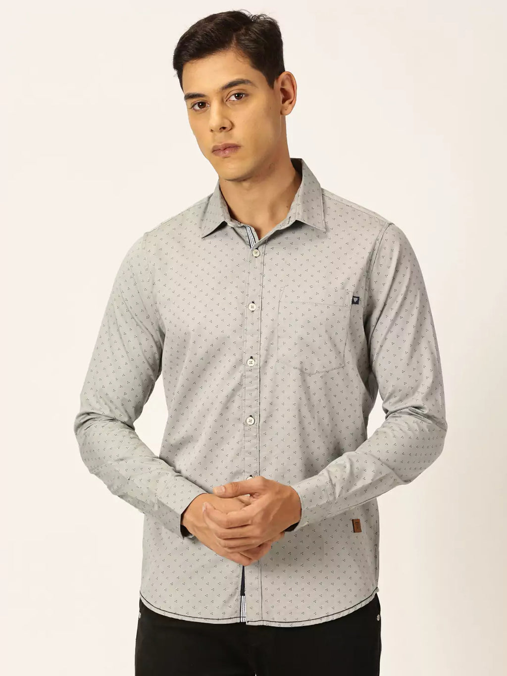Thomas Scott Men Premium Opaque Printed Cotton Casual Shirt