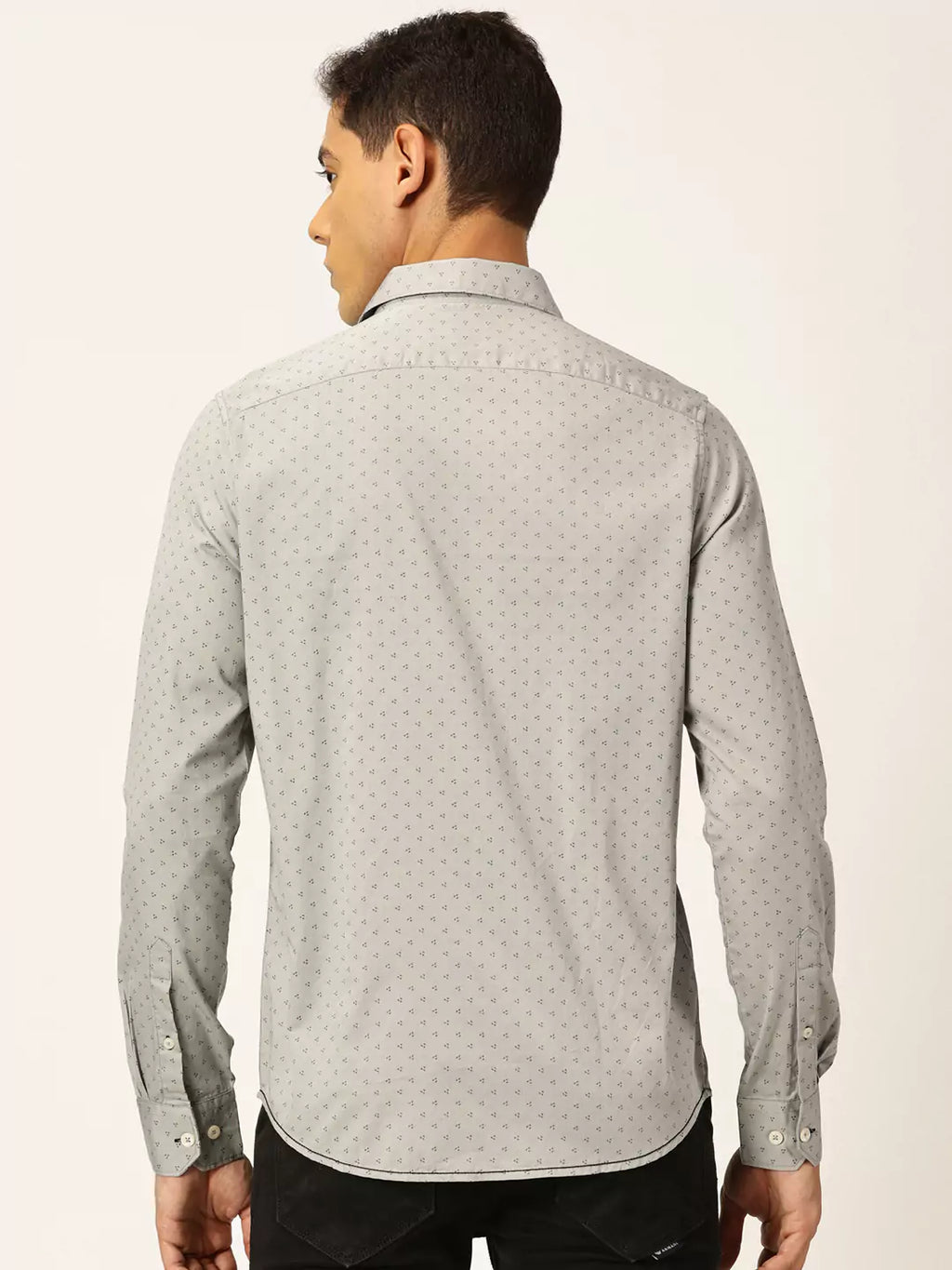 Thomas Scott Men Premium Opaque Printed Cotton Casual Shirt