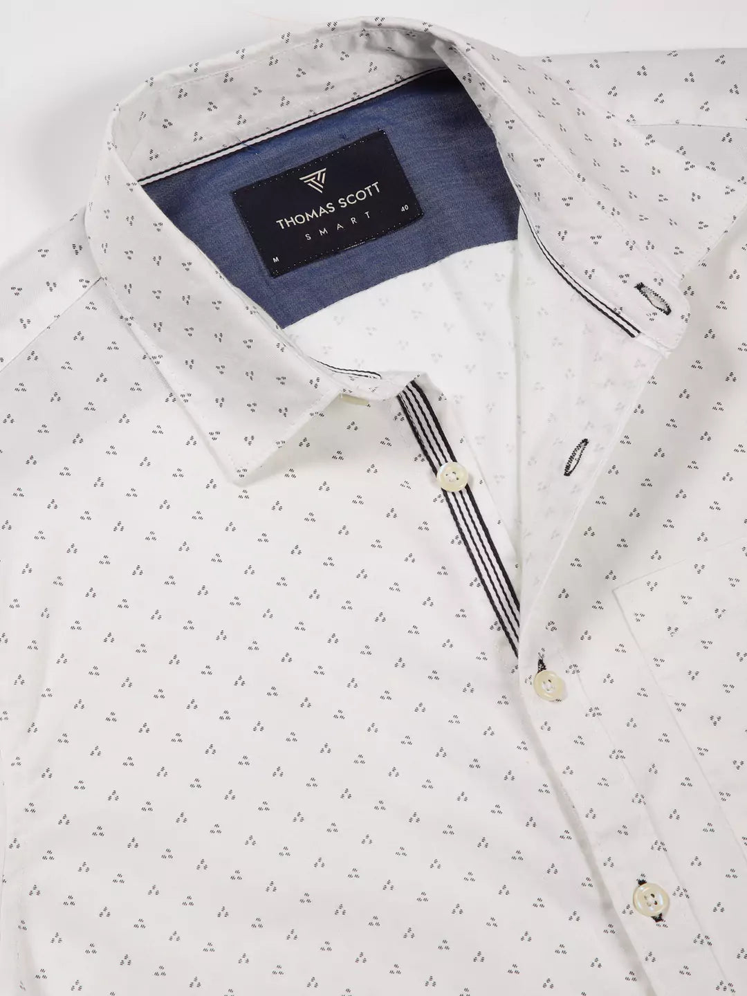 Thomas Scott Men Premium Opaque Printed Cotton Casual Shirt