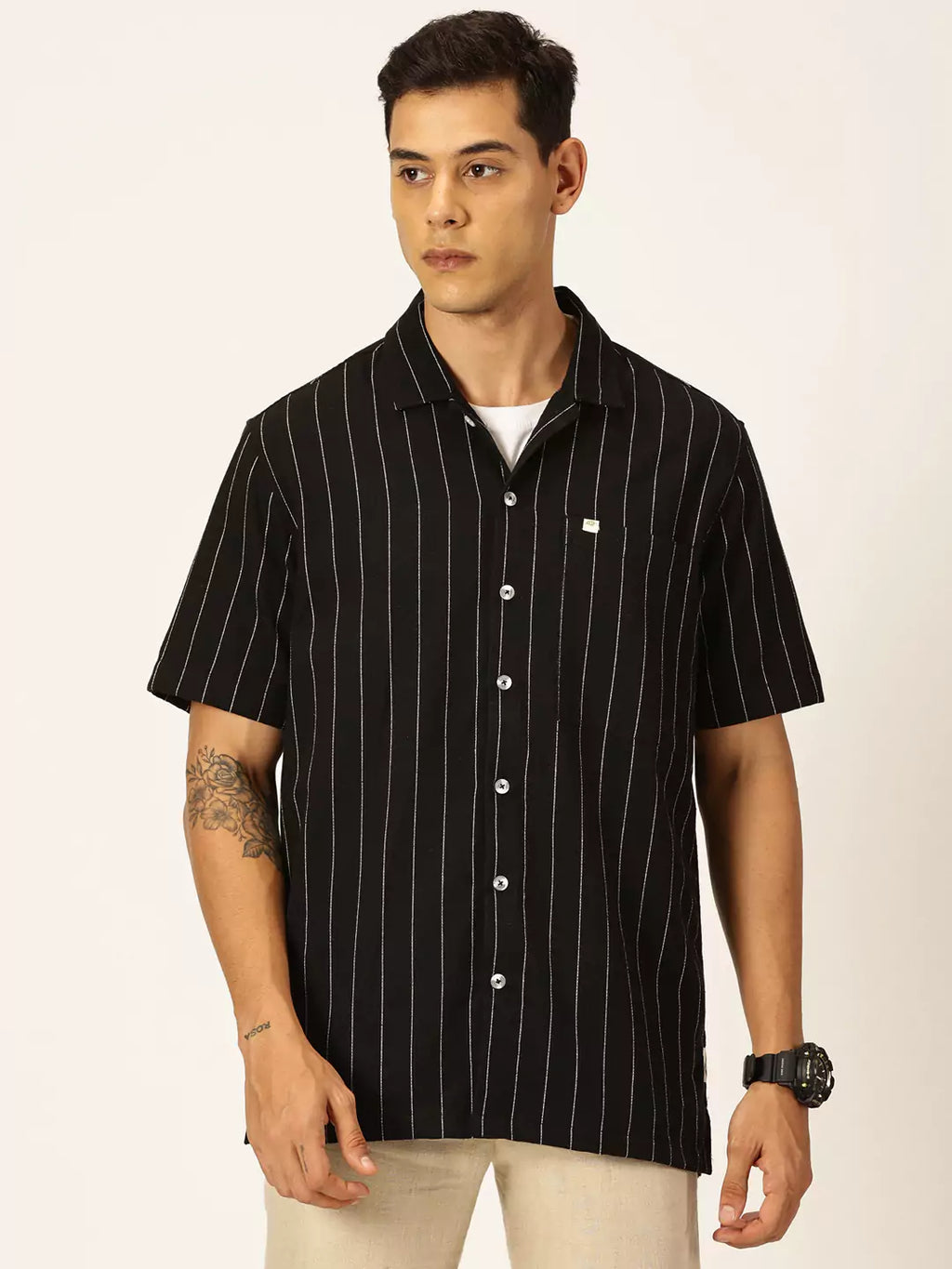 Thomas Scott Men Premium Opaque Casual Shirt