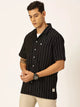 Black Premium Opaque Casual Shirt For Men