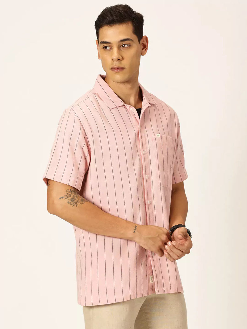 Thomas Scott Men Premium Cuban Collar Casual Shirt