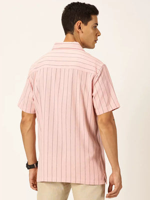 Thomas Scott Men Premium Cuban Collar Casual Shirt