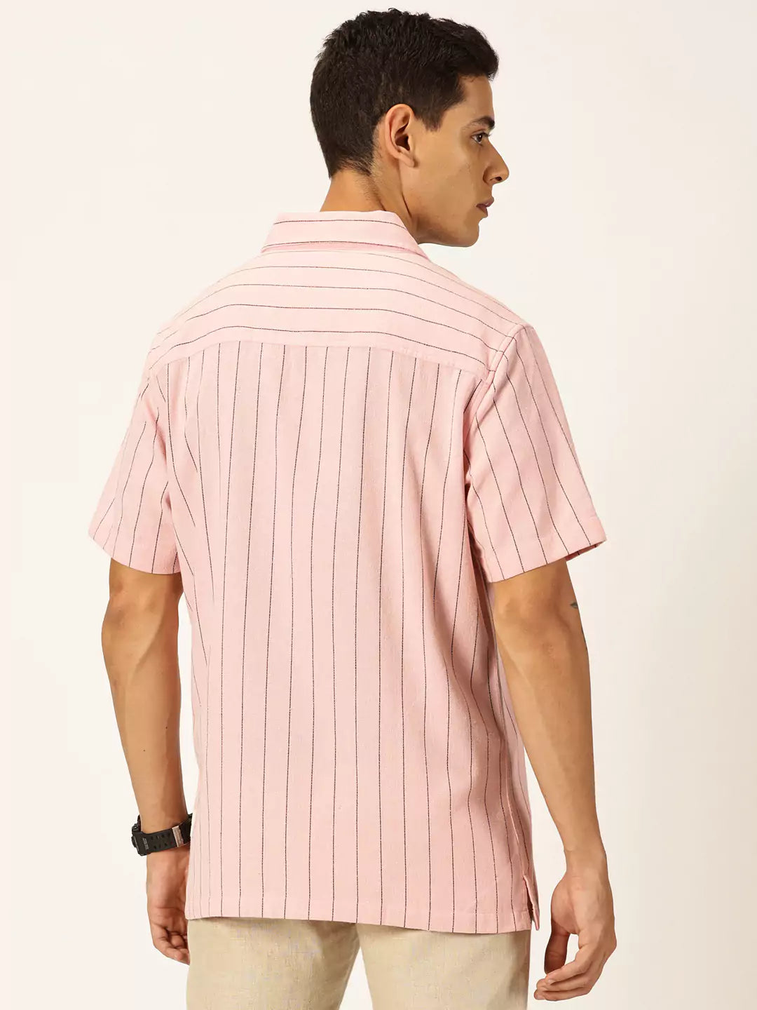 Thomas Scott Men Premium Cuban Collar Casual Shirt