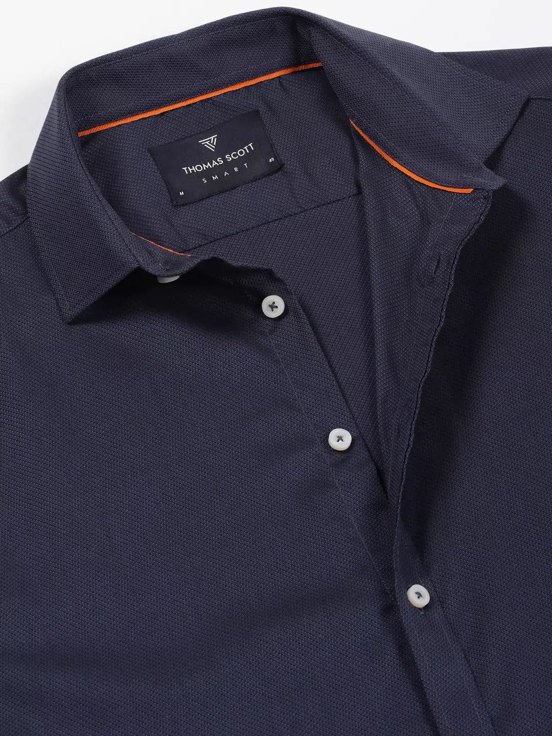 Thomas Scott Men Premium Slim Fit Opaque Formal Shirt