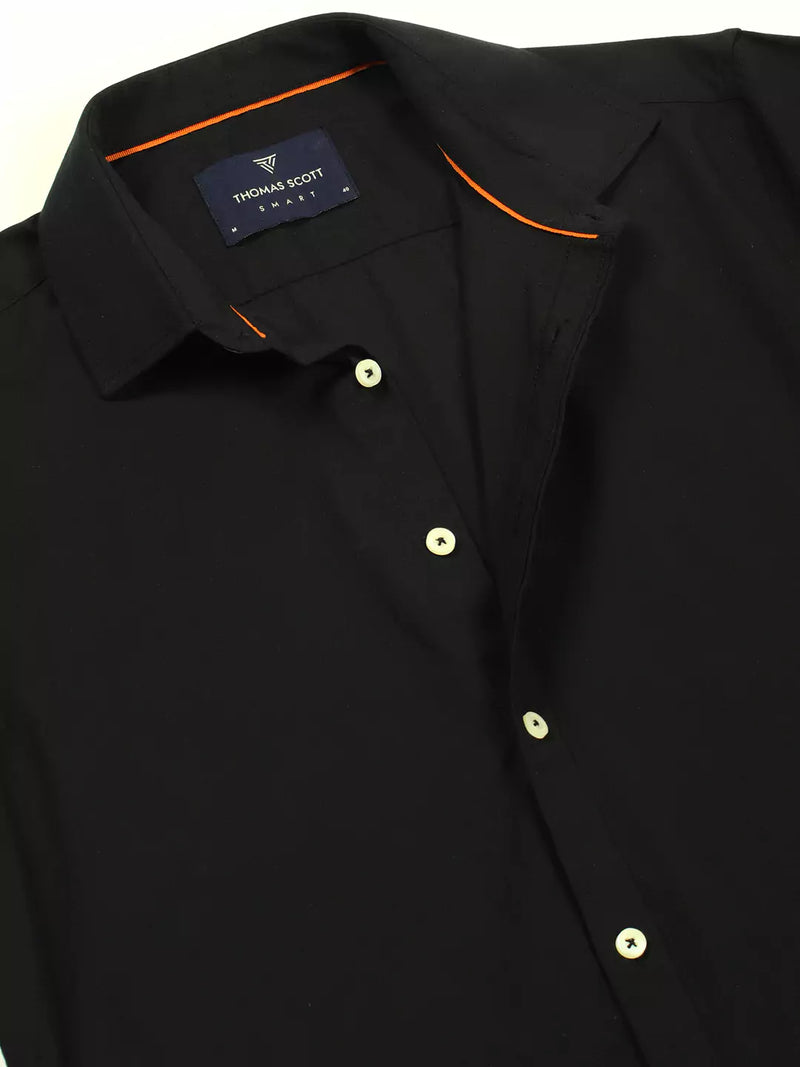 Thomas Scott Men Premium Slim Fit Opaque Formal Shirt