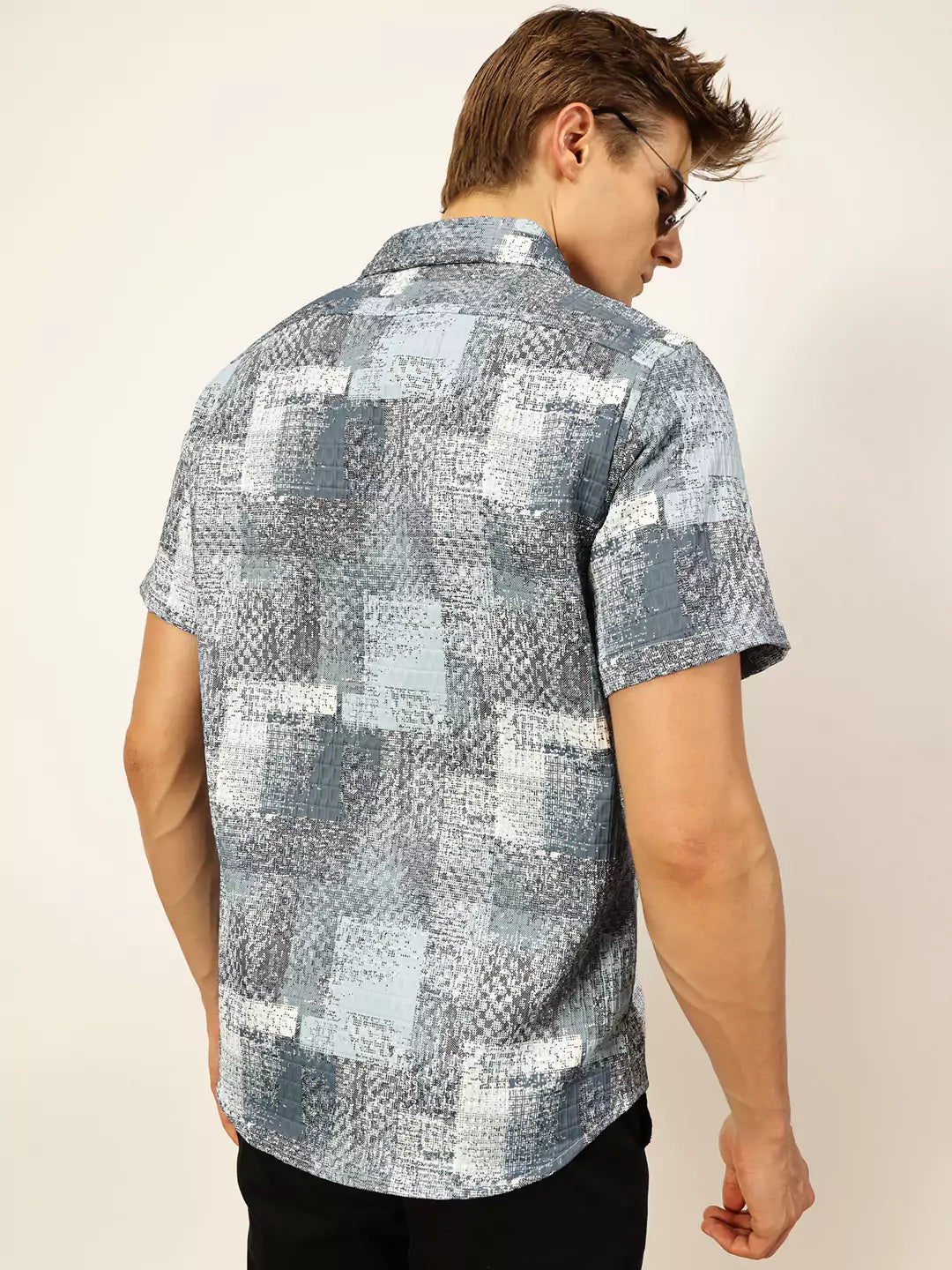 Thomas Scott Men Premium Slim Fit Opaque Printed Casual Shirt