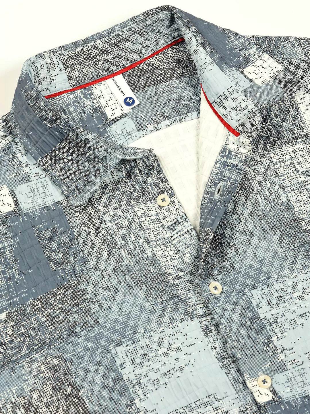 Thomas Scott Men Premium Slim Fit Opaque Printed Casual Shirt