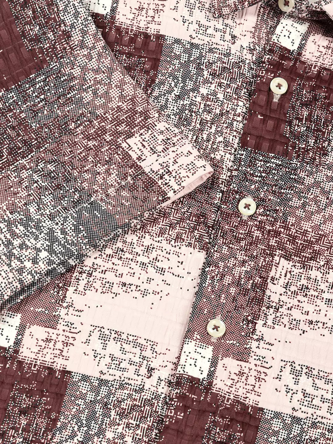 Thomas Scott Men Premium Slim Fit Opaque Printed Casual Shirt