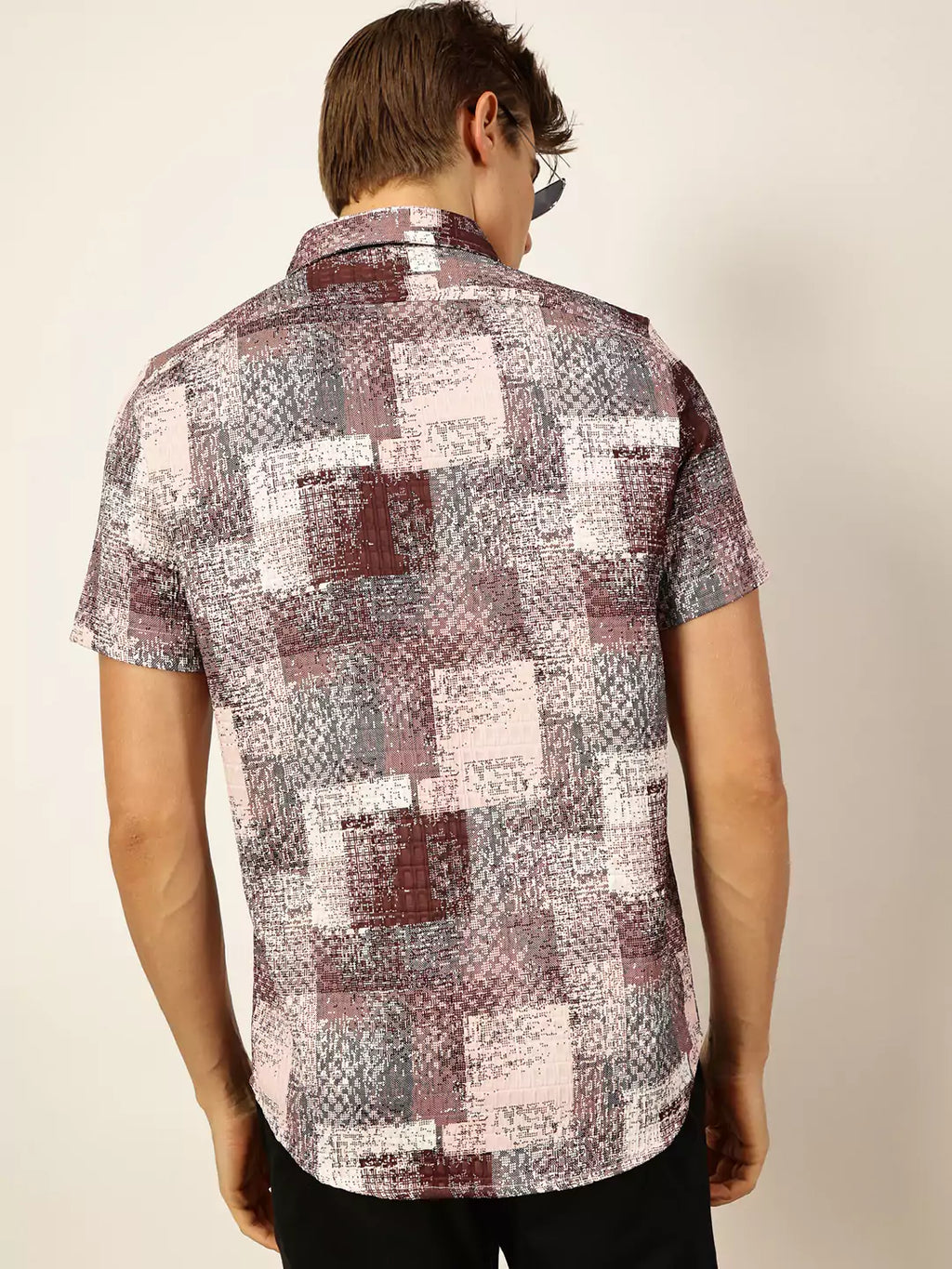 Thomas Scott Men Premium Slim Fit Opaque Printed Casual Shirt