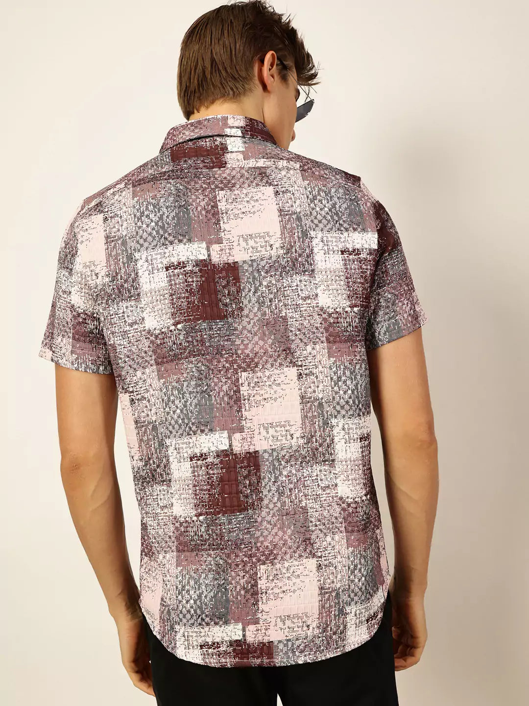 Thomas Scott Men Premium Slim Fit Opaque Printed Casual Shirt