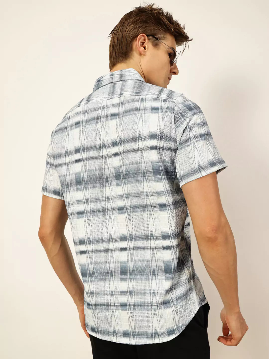 Thomas Scott Men Premium Slim Fit Opaque Printed Casual Shirt