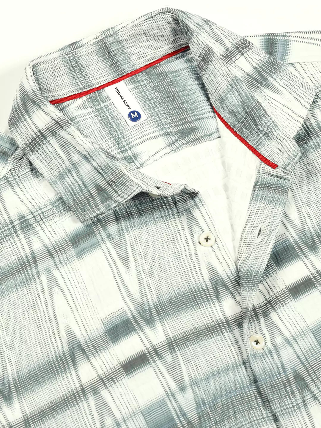 Thomas Scott Men Premium Slim Fit Opaque Printed Casual Shirt