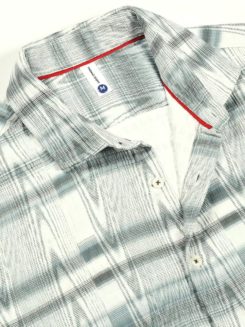 Thomas Scott Men Premium Slim Fit Opaque Printed Casual Shirt