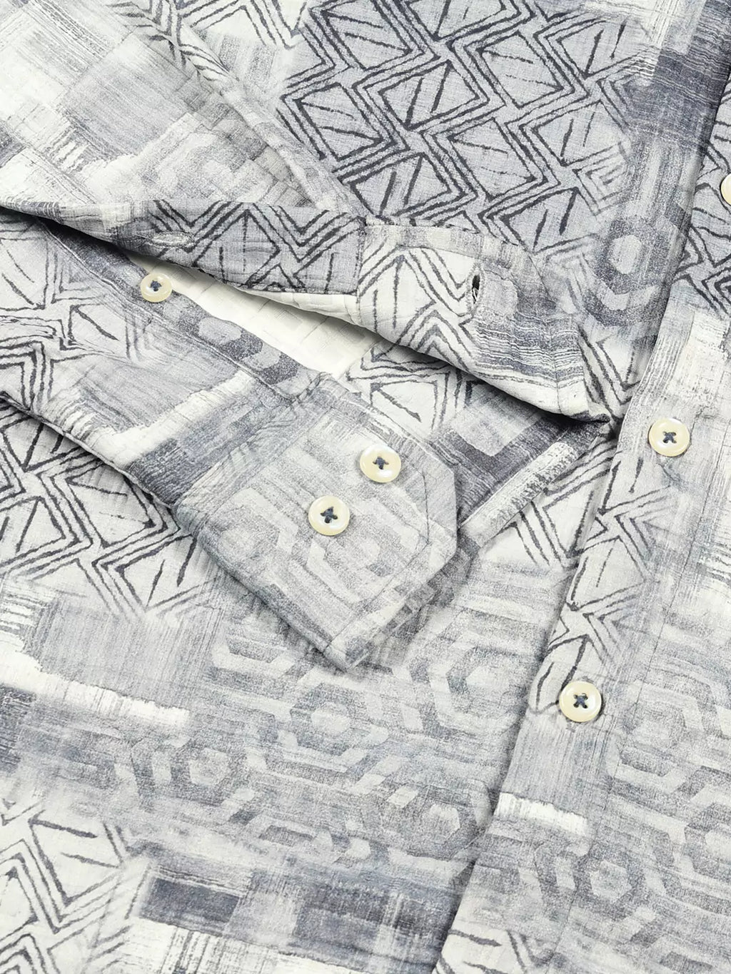 Thomas Scott Men Premium Slim Fit Opaque Printed Casual Shirt