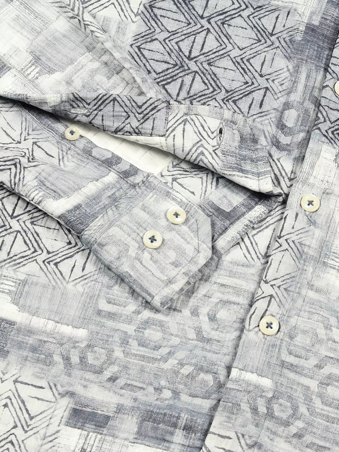 Thomas Scott Men Premium Slim Fit Opaque Printed Casual Shirt