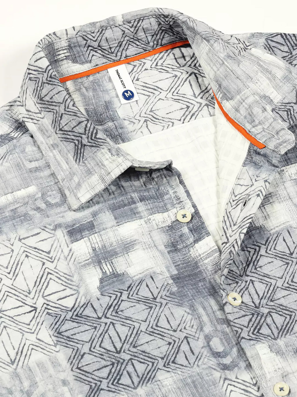 Thomas Scott Men Premium Slim Fit Opaque Printed Casual Shirt