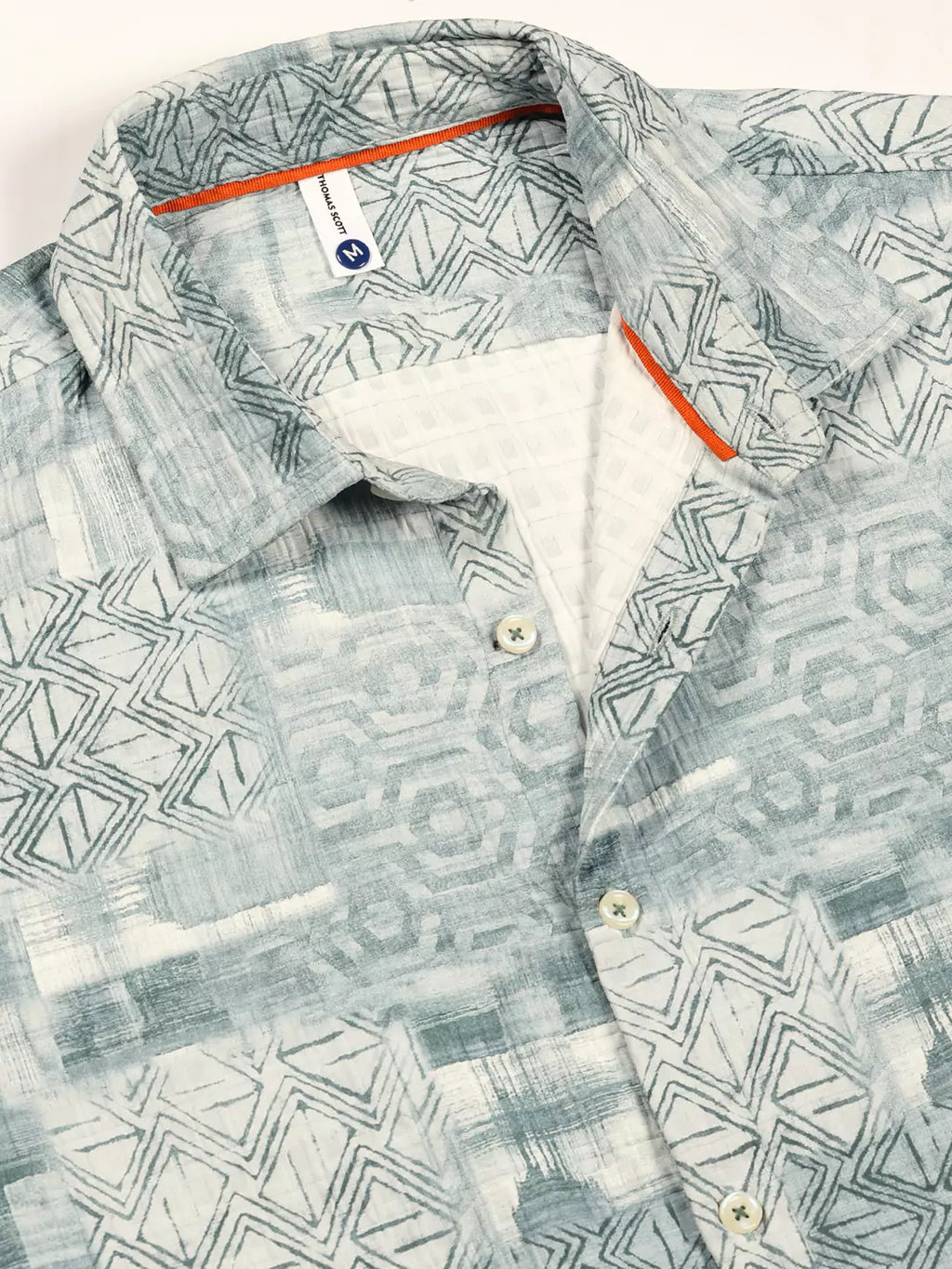 Thomas Scott Men Premium Slim Fit Opaque Printed Casual Shirt