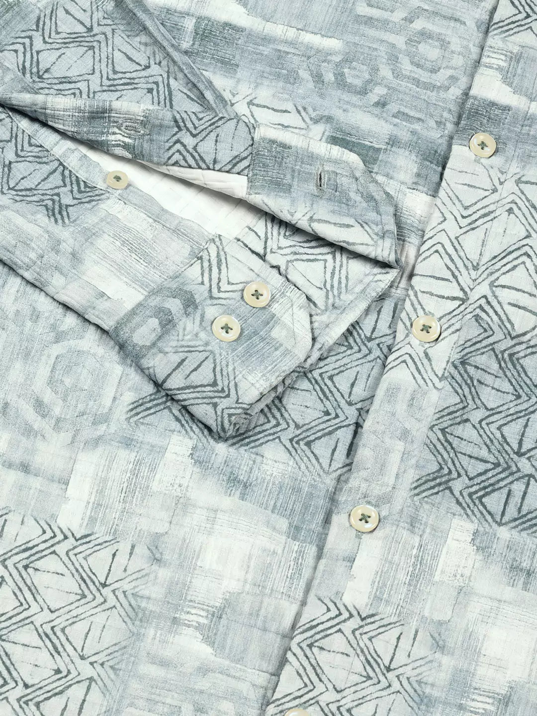 Thomas Scott Men Premium Slim Fit Opaque Printed Casual Shirt