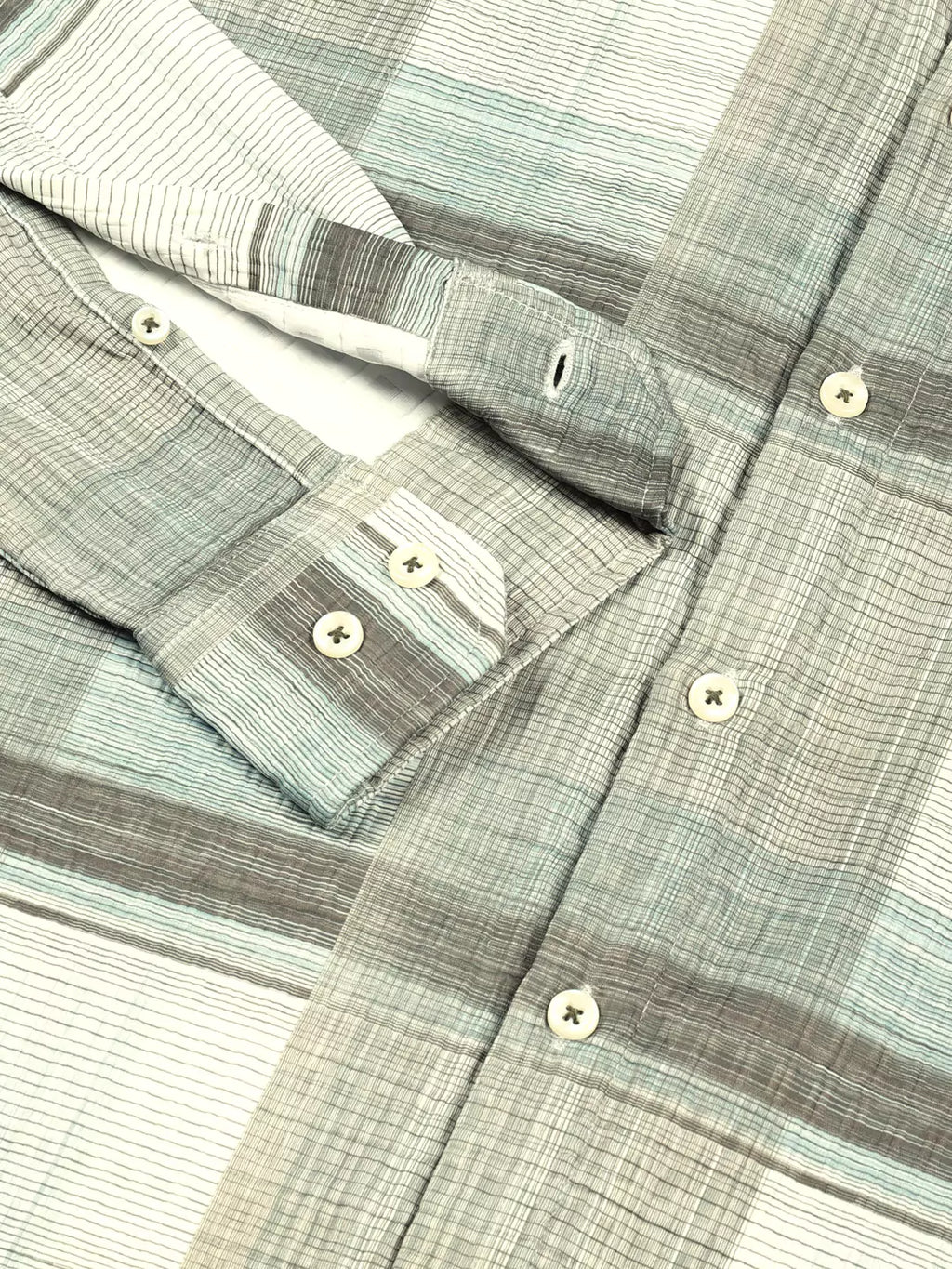 Thomas Scott Men Premium Slim Fit Tartan Checks Opaque Checked Casual Shirt