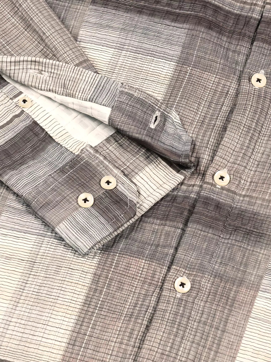 Thomas Scott Men Premium Slim Fit Tartan Checks Opaque Checked Casual Shirt