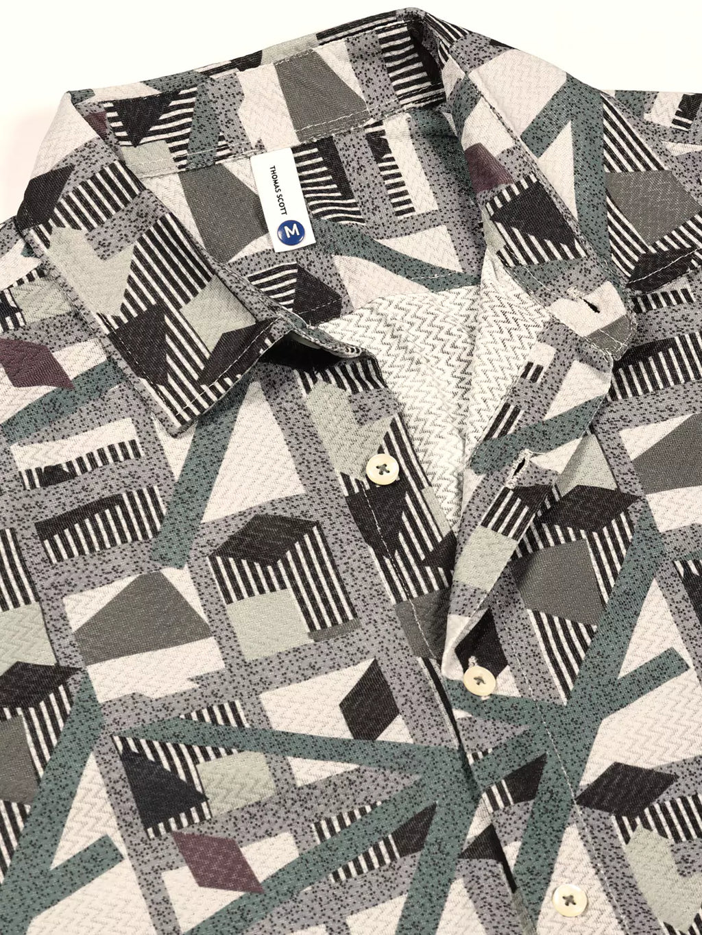 Thomas Scott Men Premium Slim Fit Opaque Printed Casual Shirt