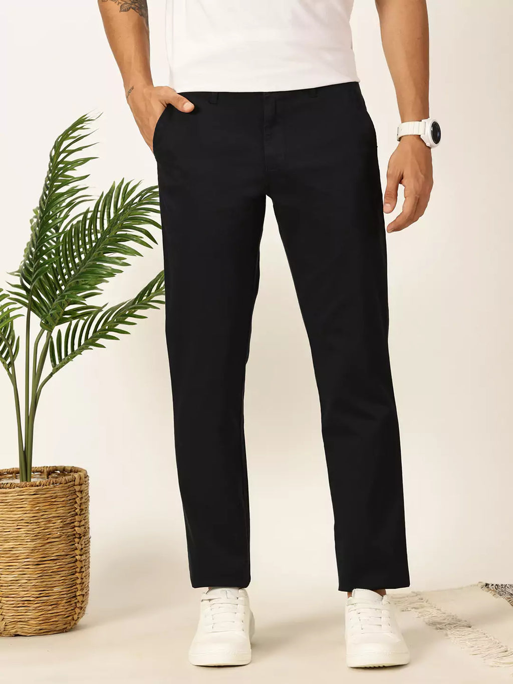 Thomas Scott Men Classic Slim Fit Trousers