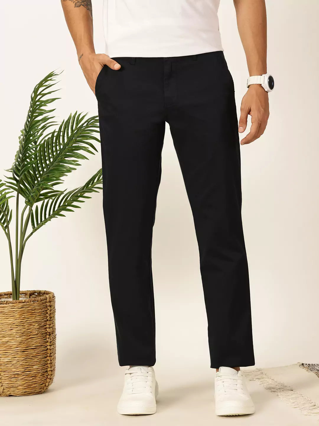 Thomas Scott Men Classic Slim Fit Trousers