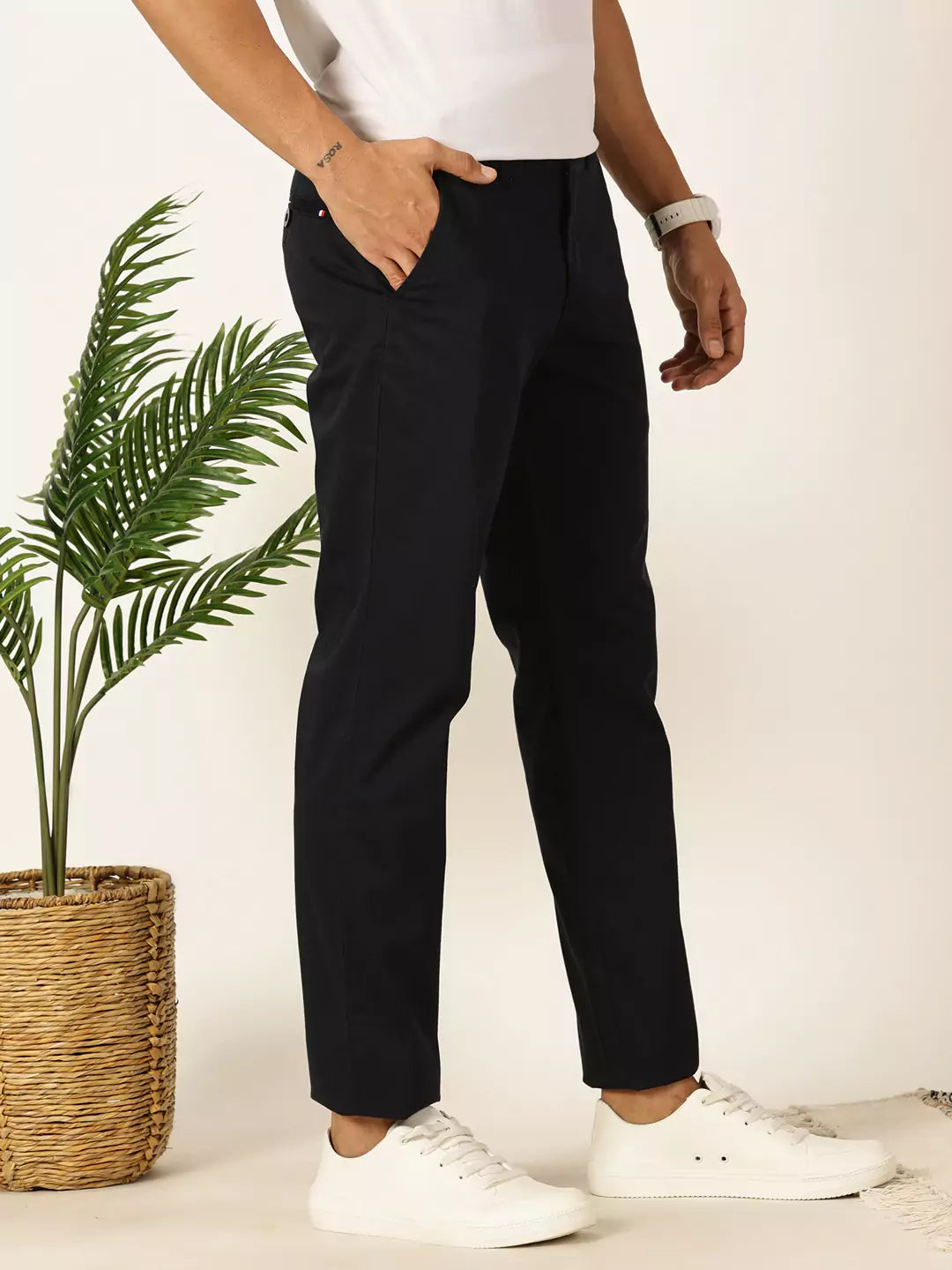 Thomas Scott Men Classic Slim Fit Trousers
