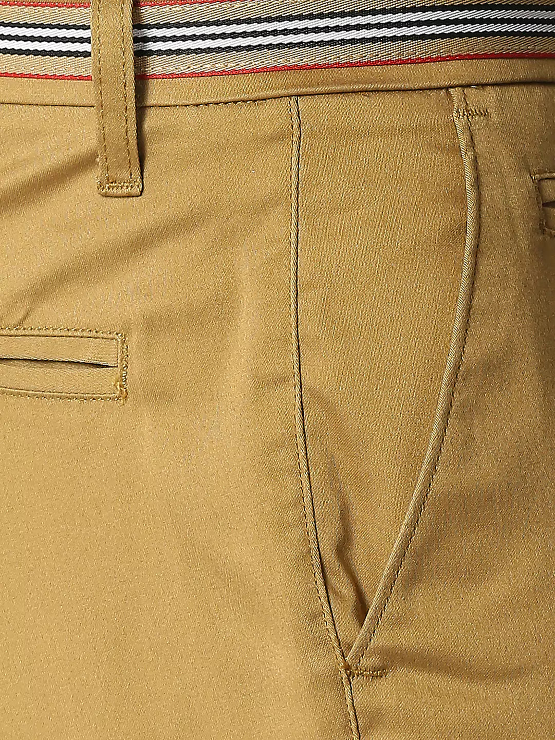 Thomas Scott Men Brown Slim Fit Chinos Trousers
