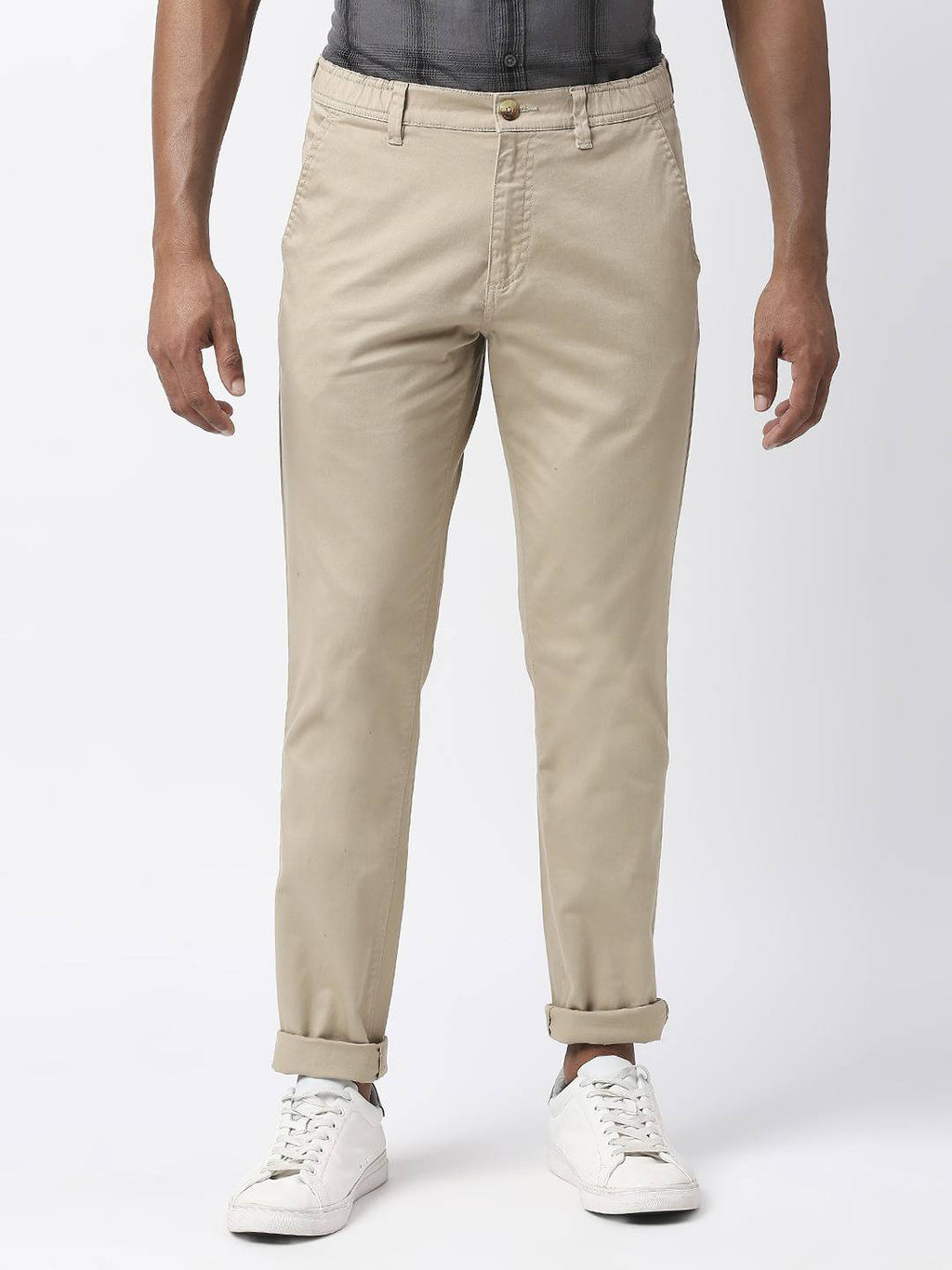 Thomas Scott Men Mid-Rise Classic Slim Fit Chinos Trousers