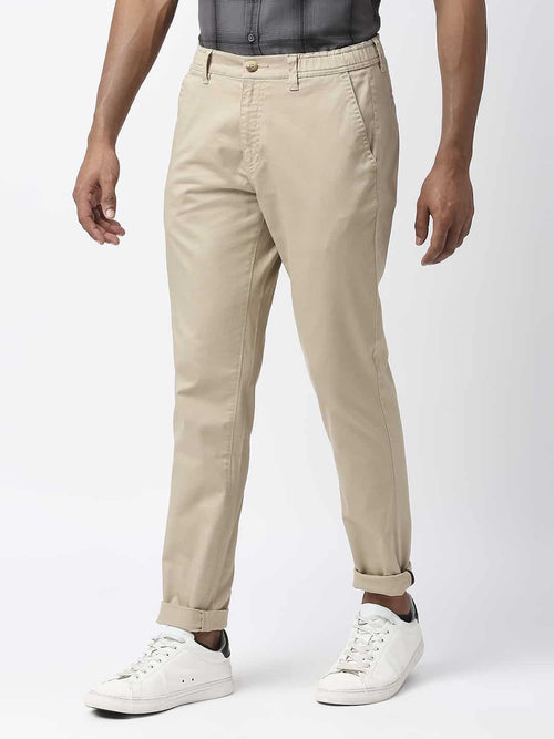 Thomas Scott Men Mid-Rise Classic Slim Fit Chinos Trousers
