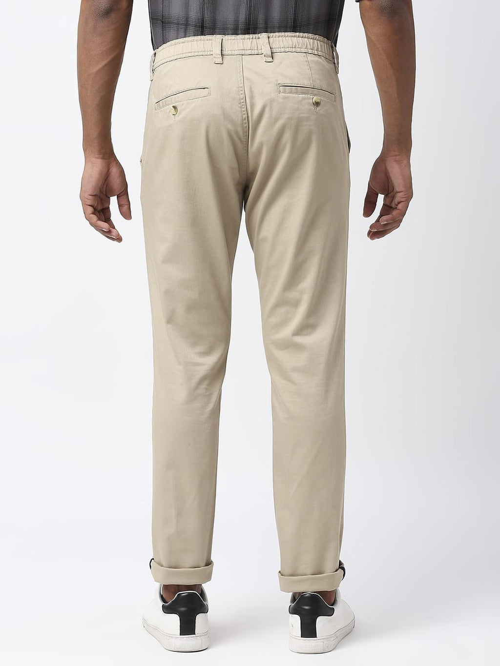 Thomas Scott Men Mid-Rise Classic Slim Fit Chinos Trousers