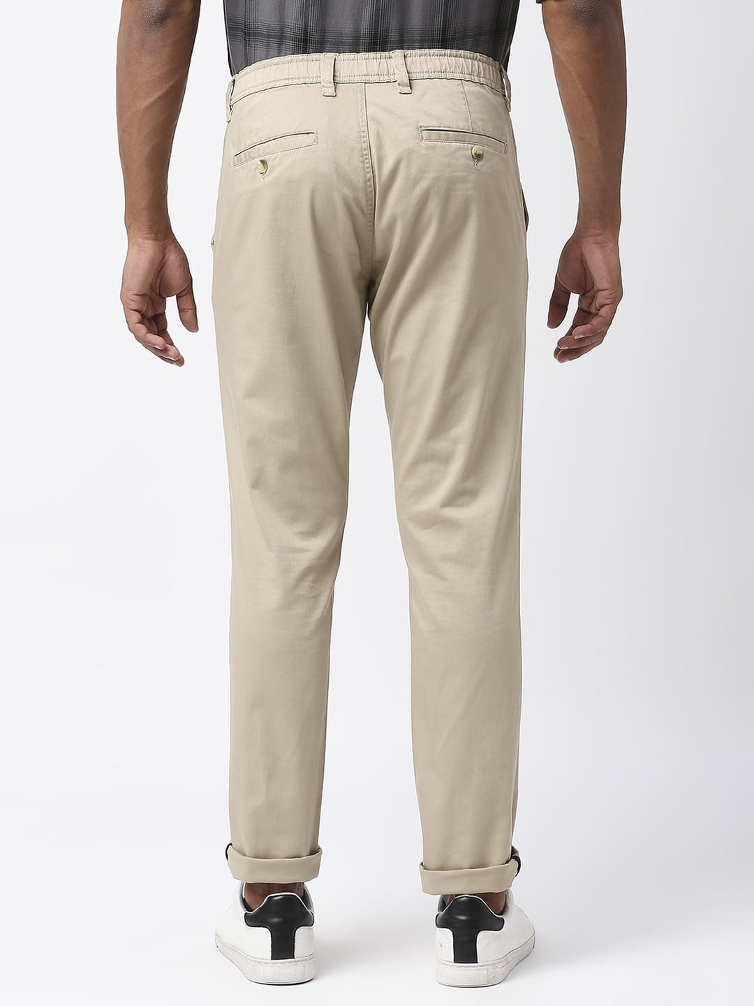 Thomas Scott Men Mid-Rise Classic Slim Fit Chinos Trousers