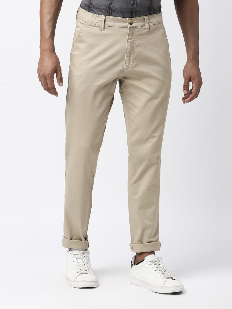 Thomas Scott Men Mid-Rise Classic Slim Fit Chinos Trousers