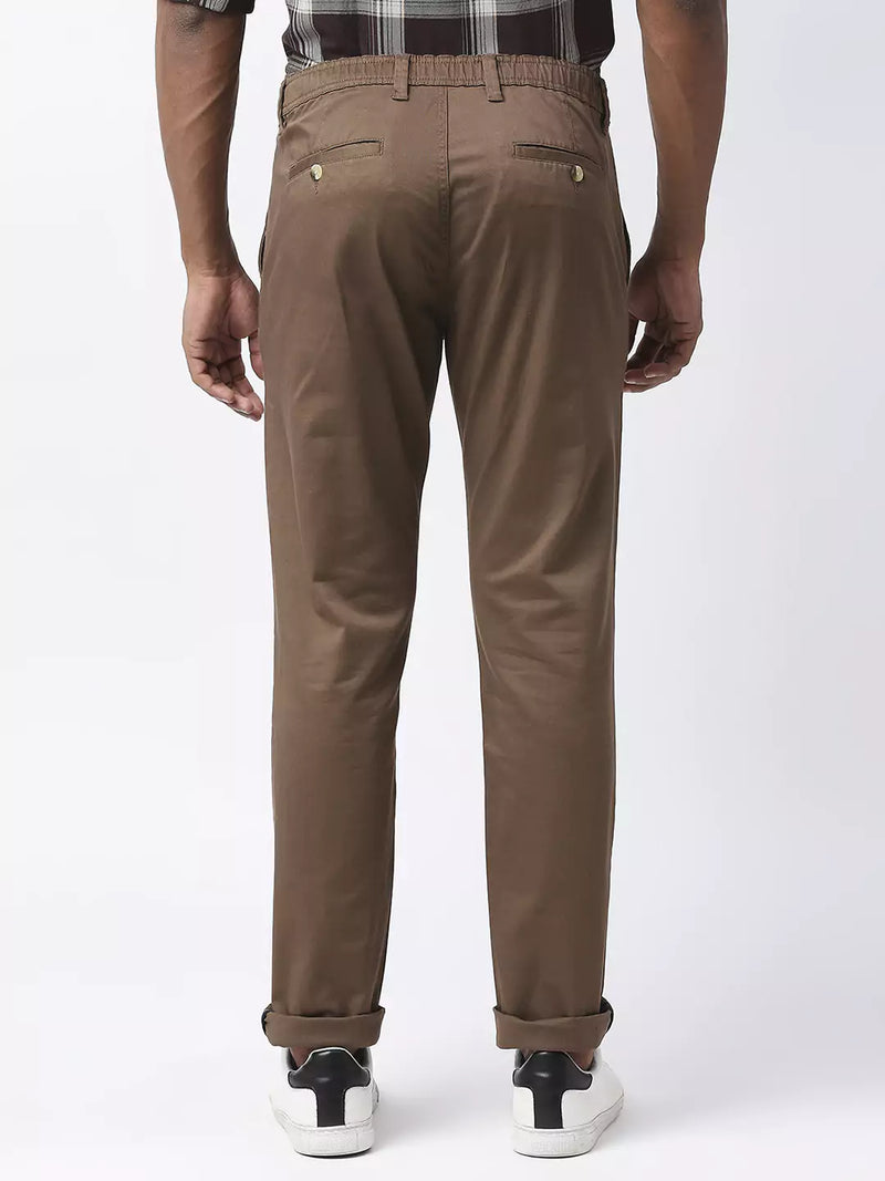 Thomas Scott Men Mid-Rise Classic Slim Fit Trousers