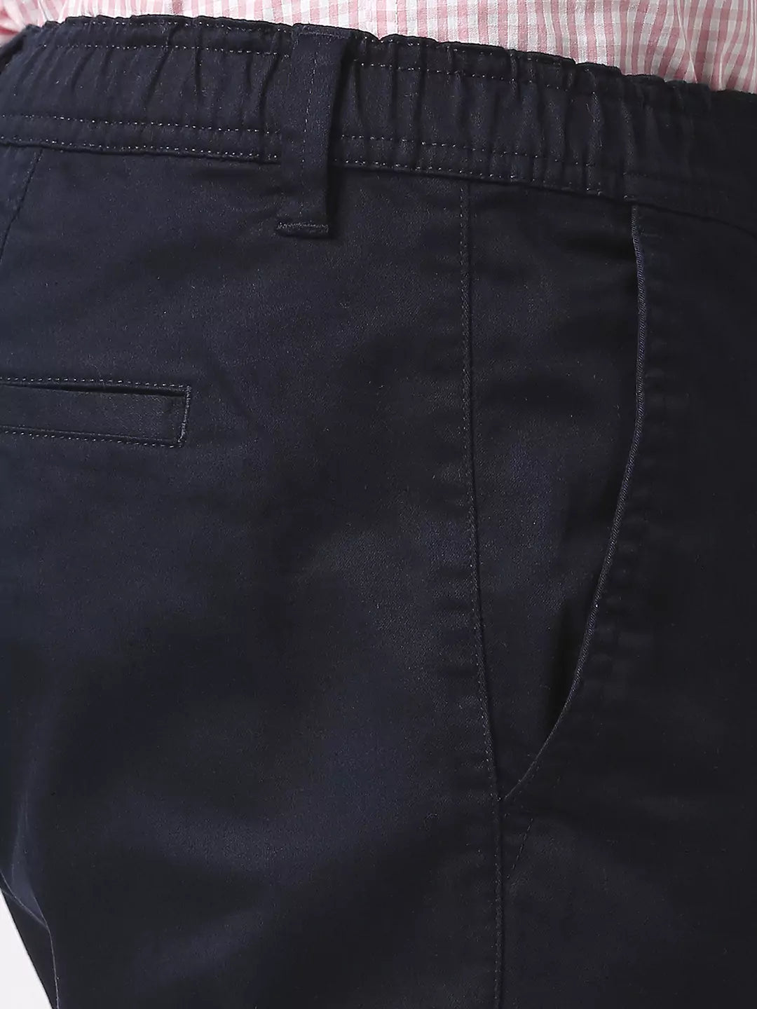 Thomas Scott Men Mid-Rise Classic Slim Fit Trousers