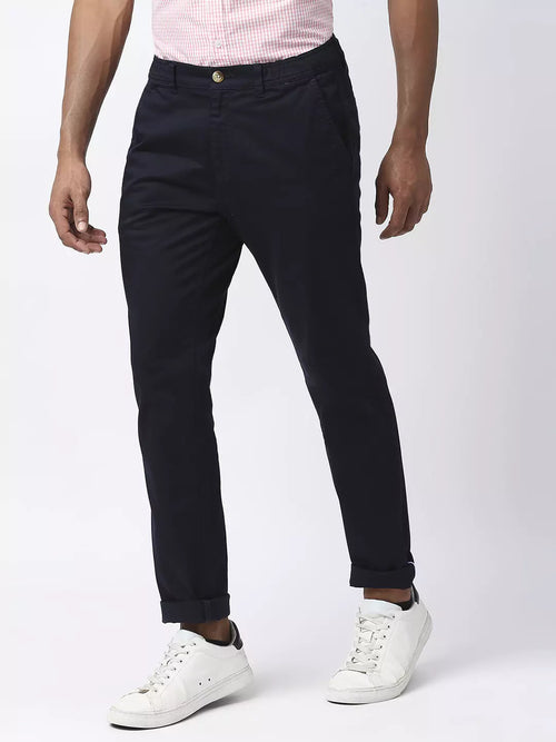 Thomas Scott Men Mid-Rise Classic Slim Fit Trousers